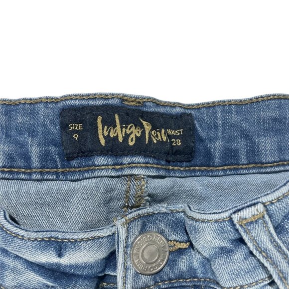 indigo rein blue jeans womens size 9 waste 28. - Picture 6 of 6
